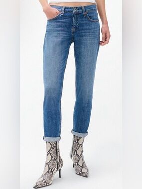 NWT Rag & Bone The Dre Low Rise Boyfriend Jeans size 25